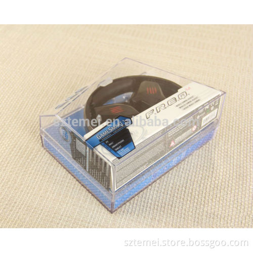 customized acrylic earphone packing box